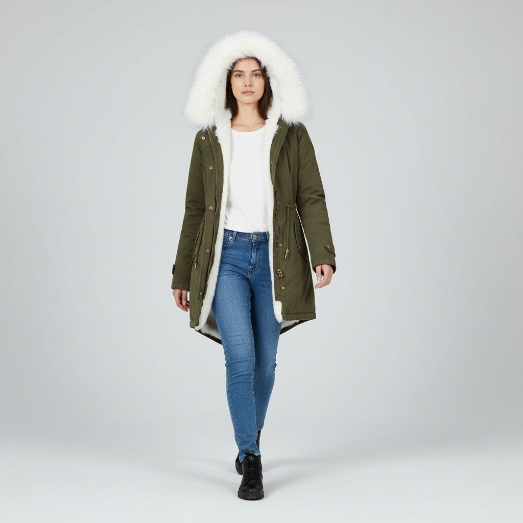 B Unique Fashions Women’s Winter Coat with Hood-B Unique Fashions