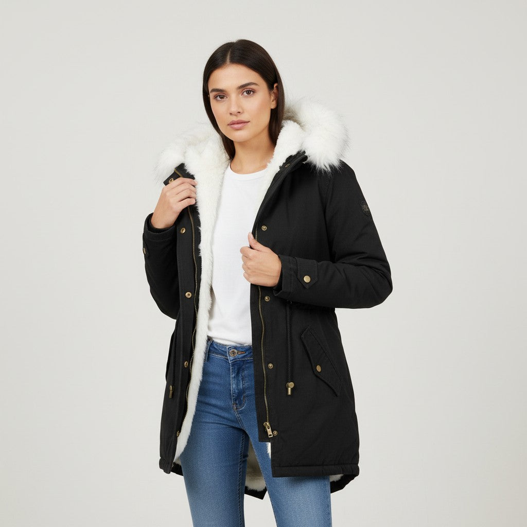 B Unique Fashions Women’s Winter Coat with Hood-B Unique Fashions