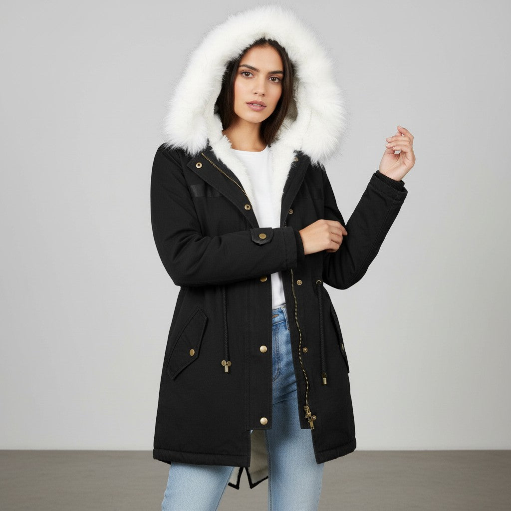 B Unique Fashions Women’s Winter Coat with Hood-B Unique Fashions