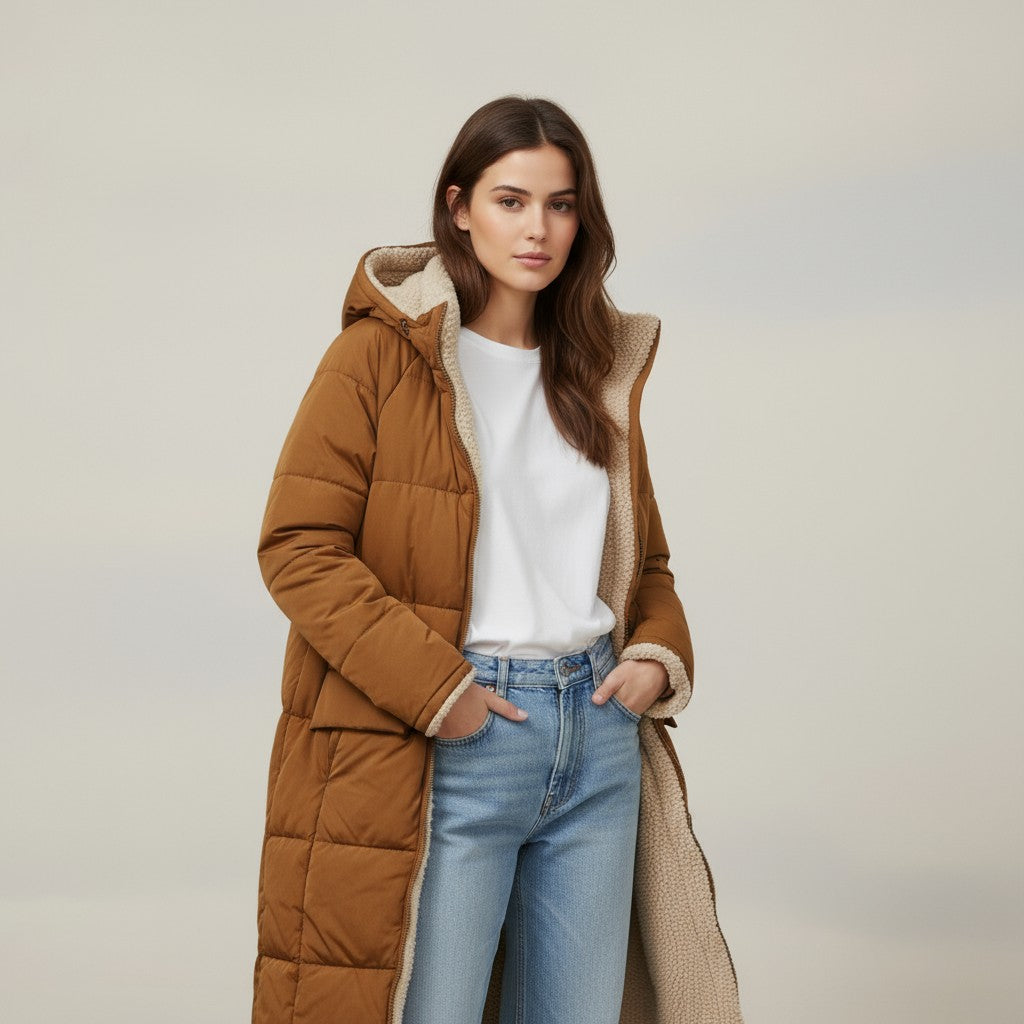 B Unique Fashions Women's Winter Puffer Coat