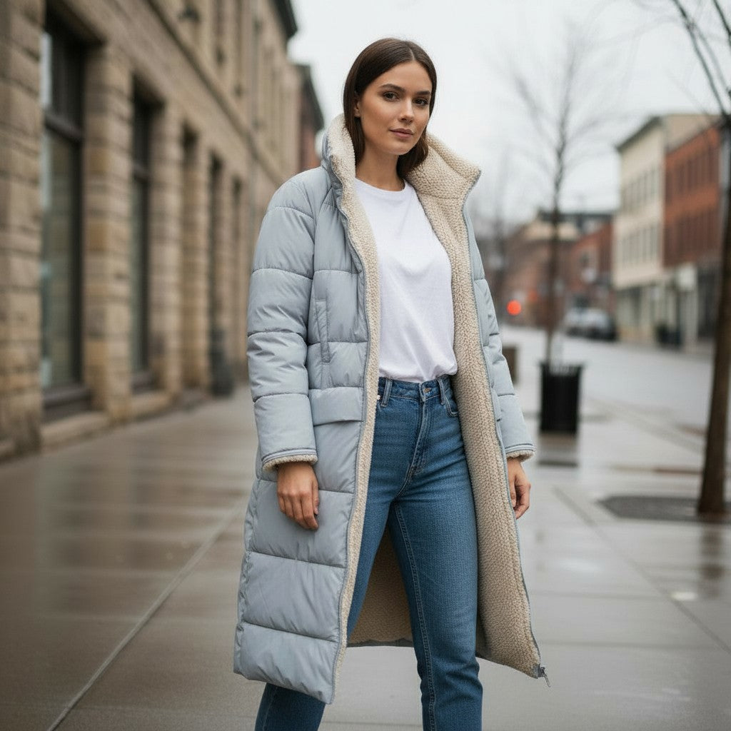 B Unique Fashions Women's Winter Puffer Coat