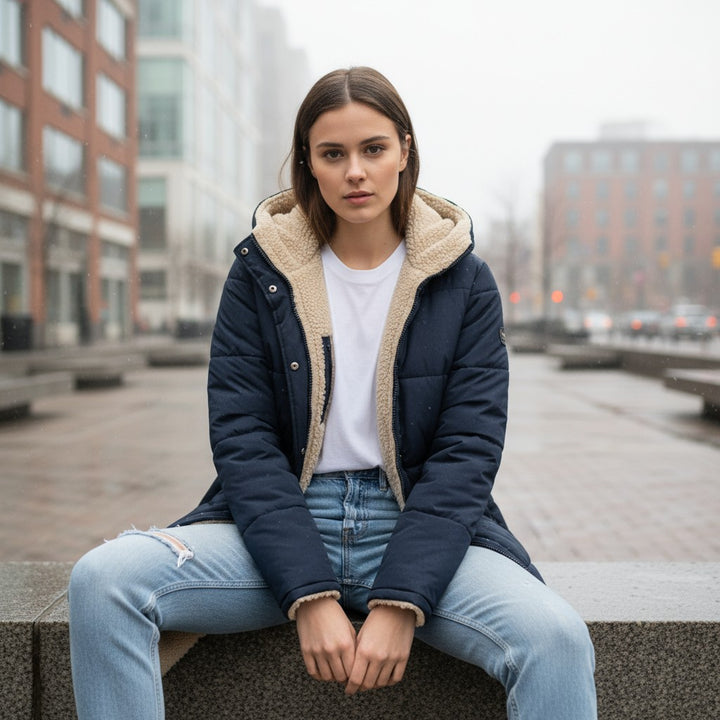 B Unique Fashions Women's Winter Puffer Coat