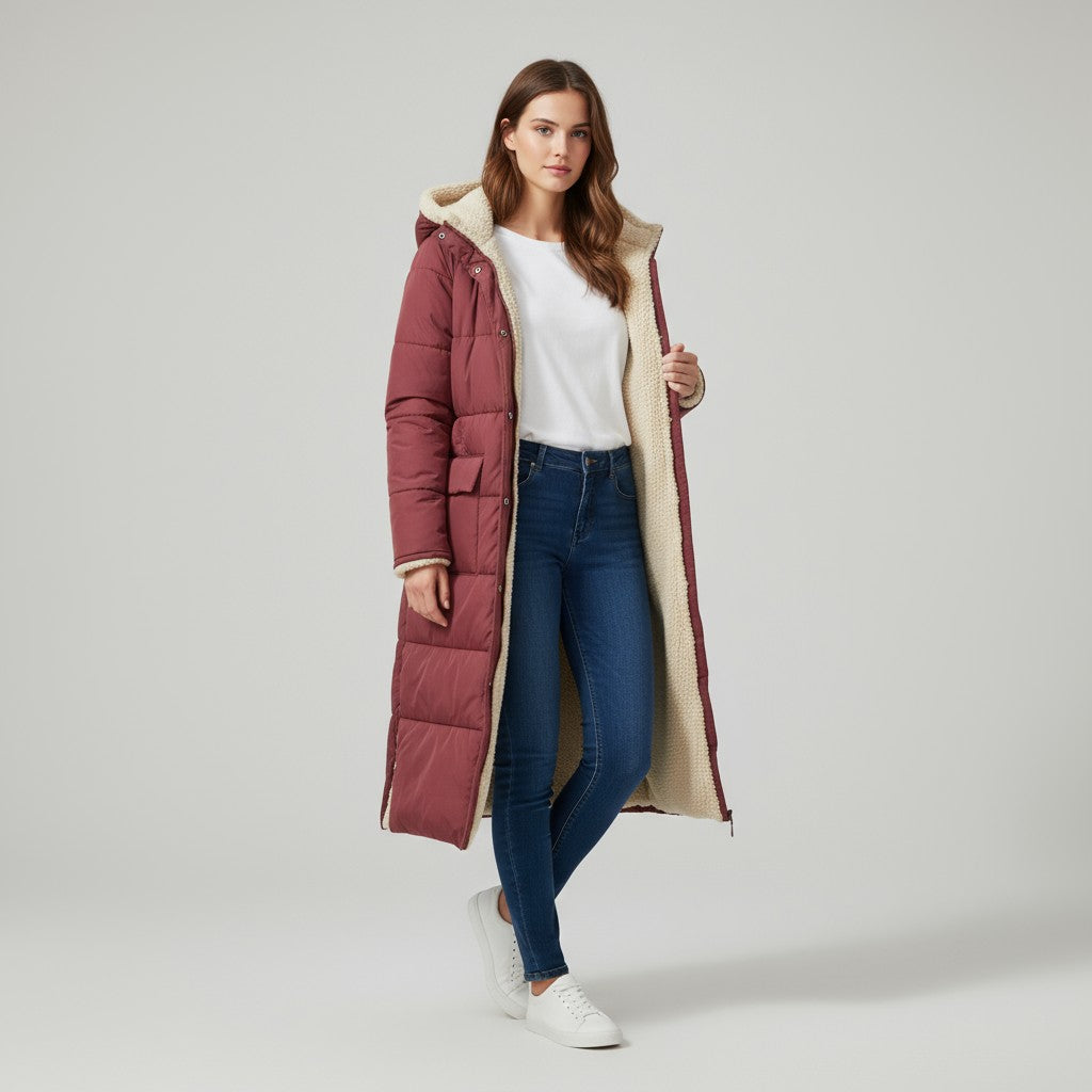 B Unique Fashions Women's Winter Puffer Coat