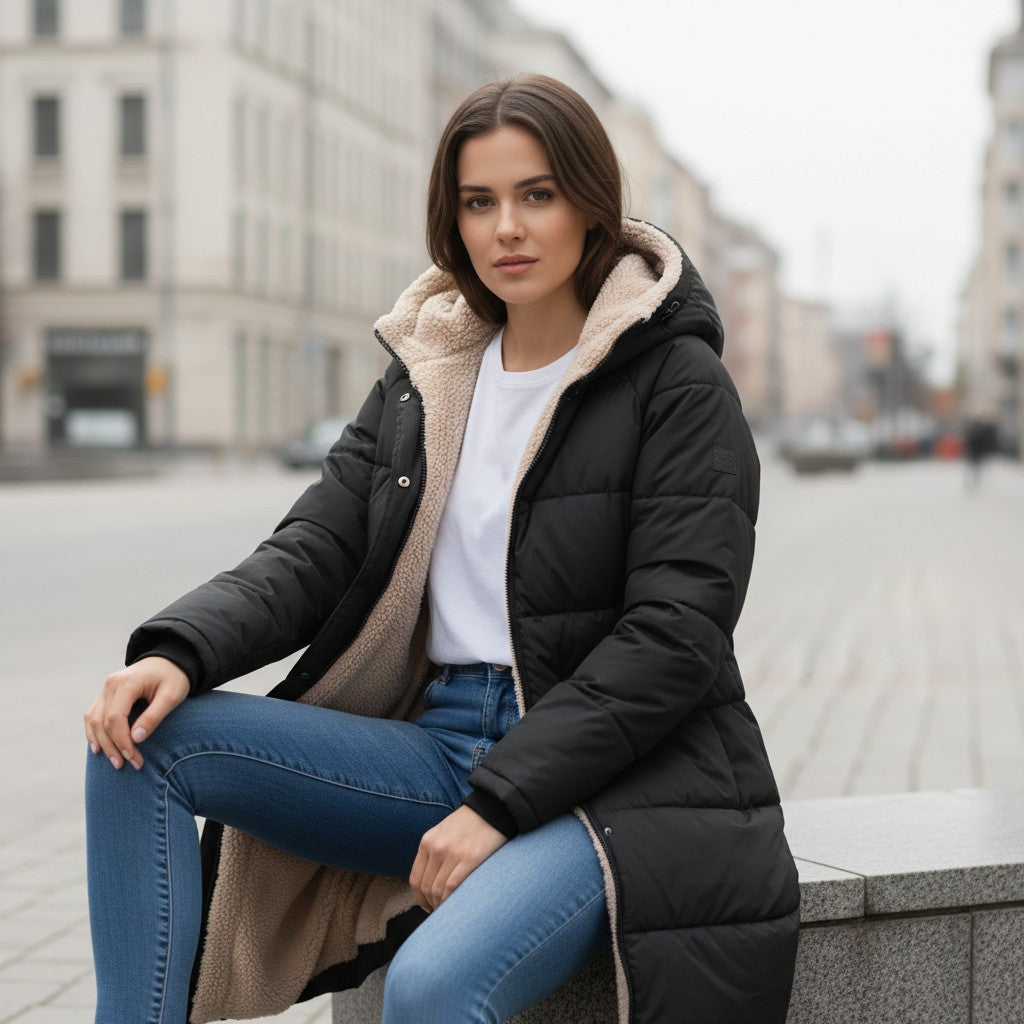 B Unique Fashions Women's Winter Puffer Coat