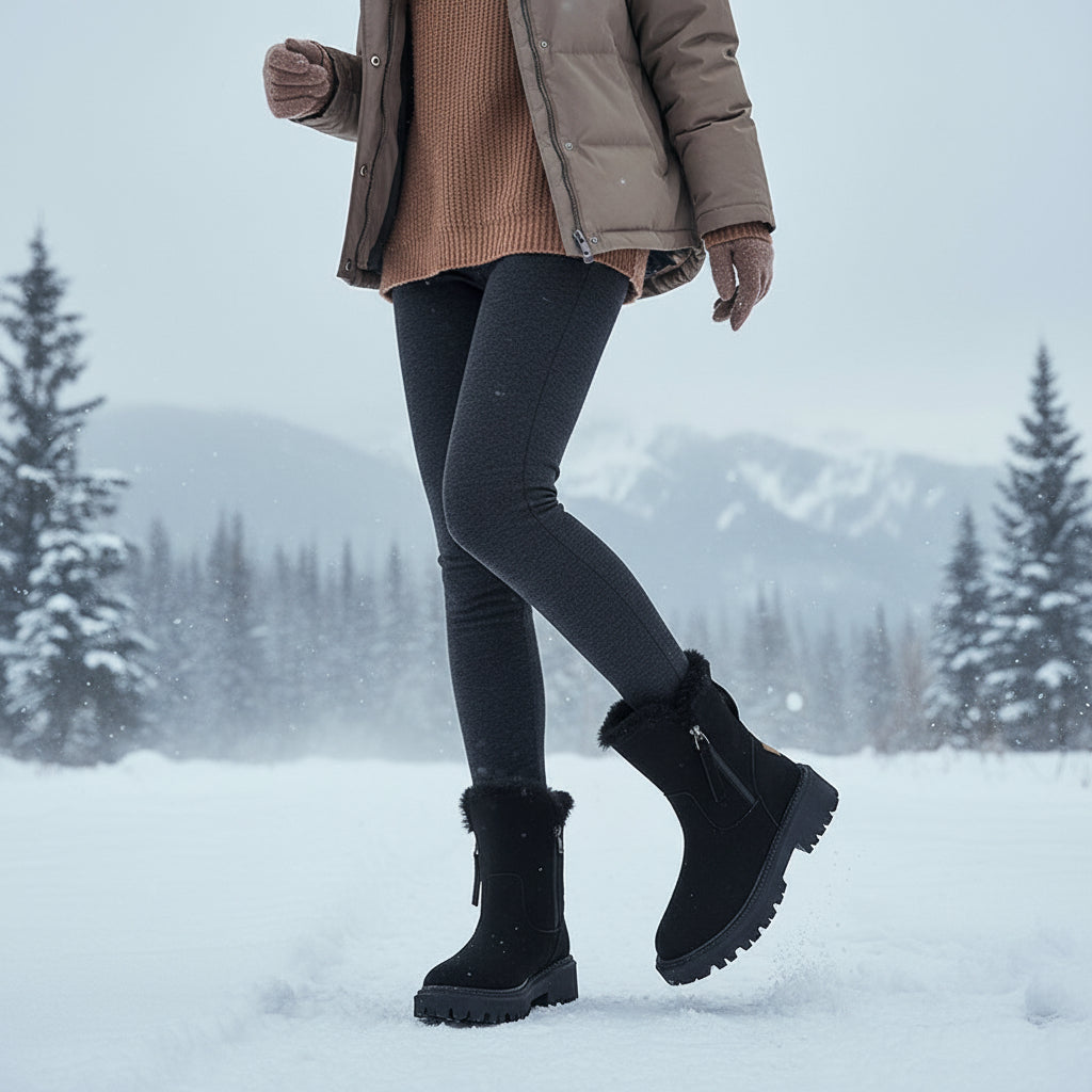 B Unique Fashions Women’s Winter Snow Boots-B Unique Fashions