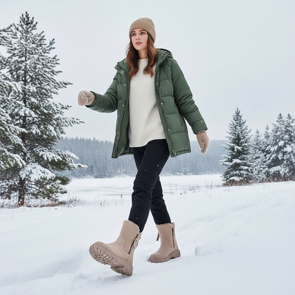 B Unique Fashions Women’s Winter Snow Boots-B Unique Fashions