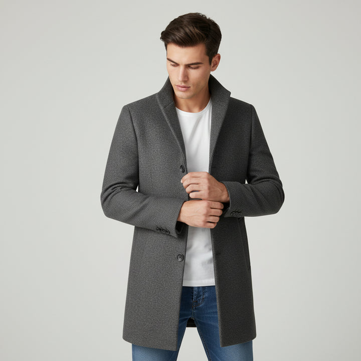 B Unique Fashions - Long Tailored Men’s Coat