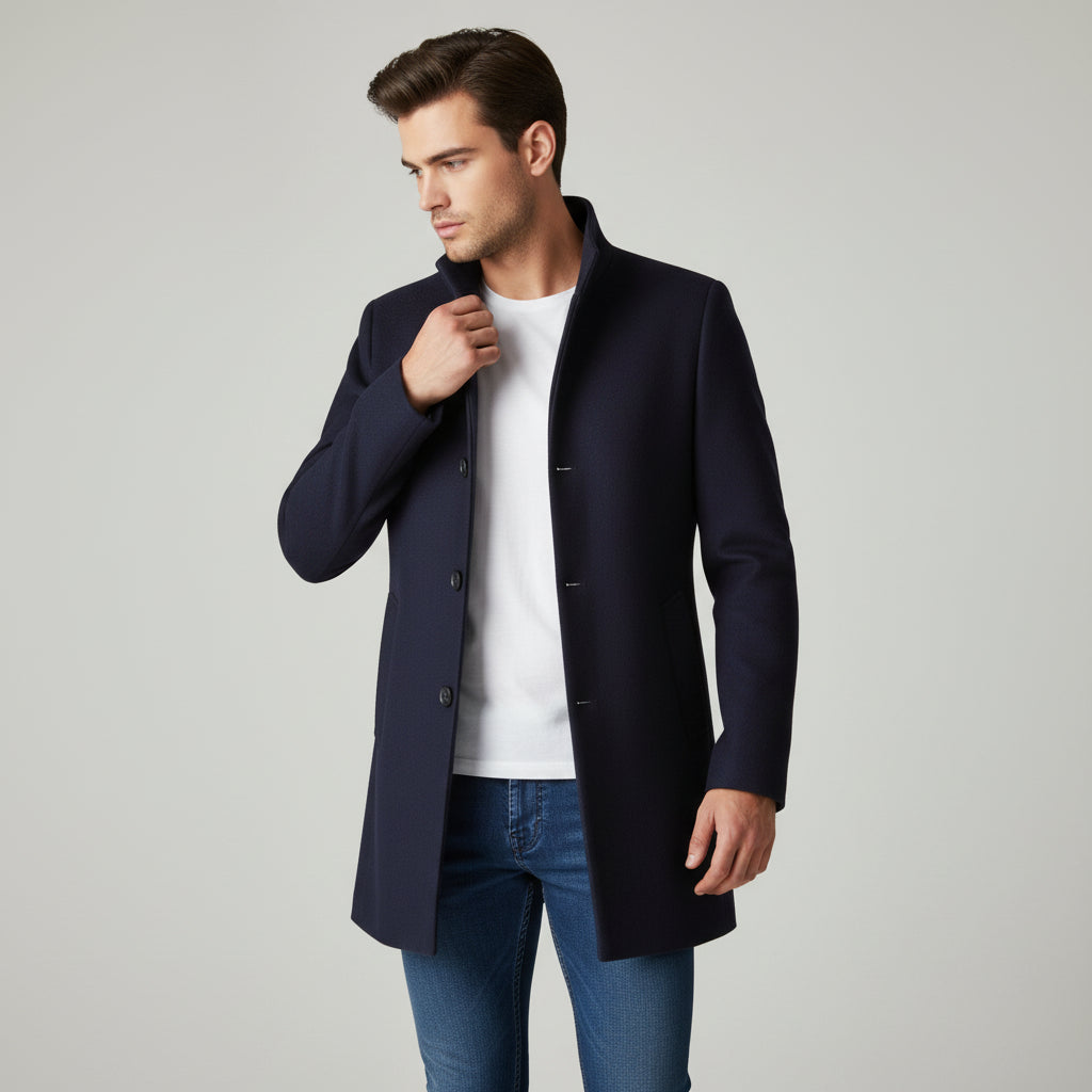 B Unique Fashions - Long Tailored Men’s Coat