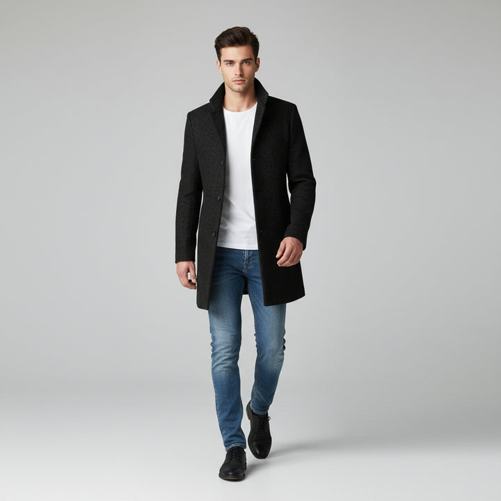 B Unique Fashions - Long Tailored Men’s Coat