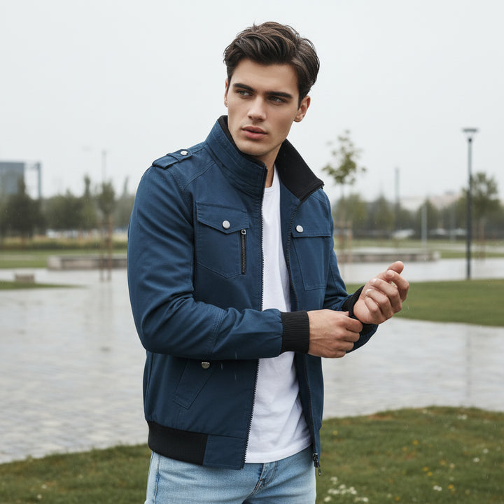 B Unique Fashions - Men’s Stand Collar Autumn Jacket