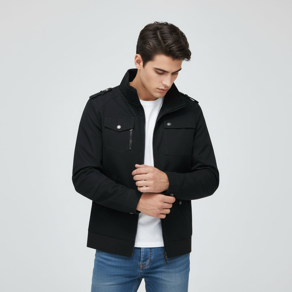 B Unique Fashions - Men’s Stand Collar Autumn Jacket