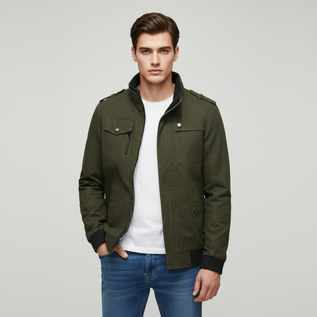 B Unique Fashions - Men’s Stand Collar Autumn Jacket