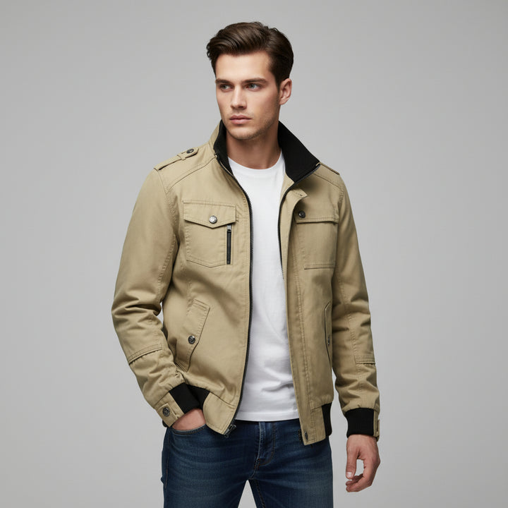 B Unique Fashions - Men’s Stand Collar Autumn Jacket