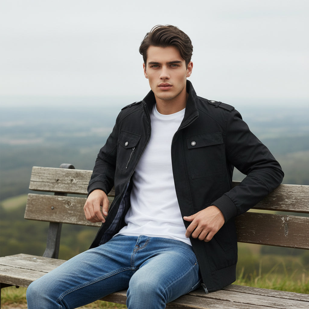 B Unique Fashions - Men’s Stand Collar Autumn Jacket