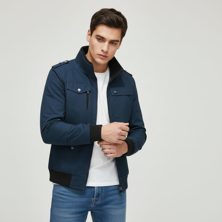 B Unique Fashions - Men’s Stand Collar Autumn Jacket