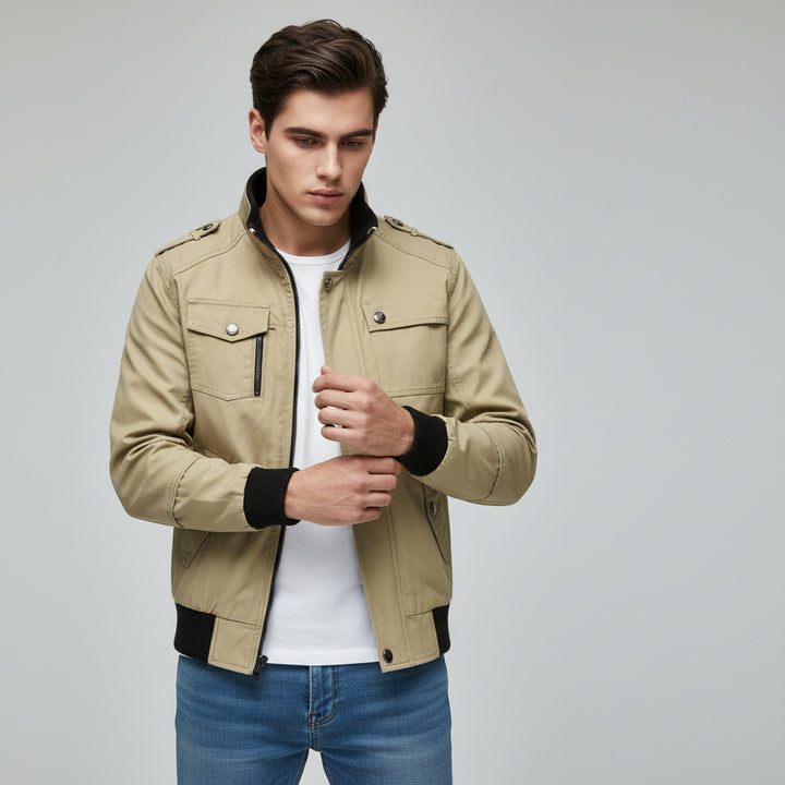 B Unique Fashions - Men’s Stand Collar Autumn Jacket