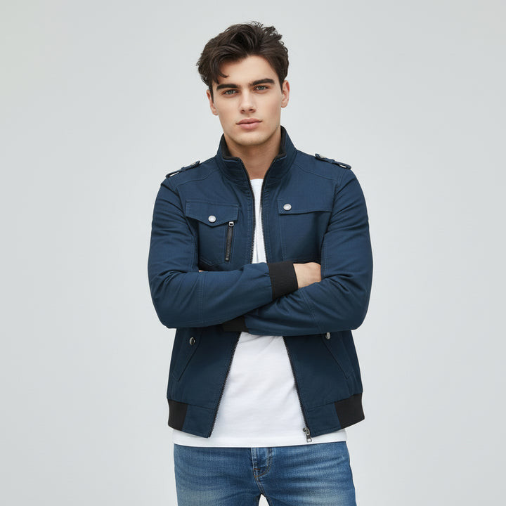 B Unique Fashions - Men’s Stand Collar Autumn Jacket