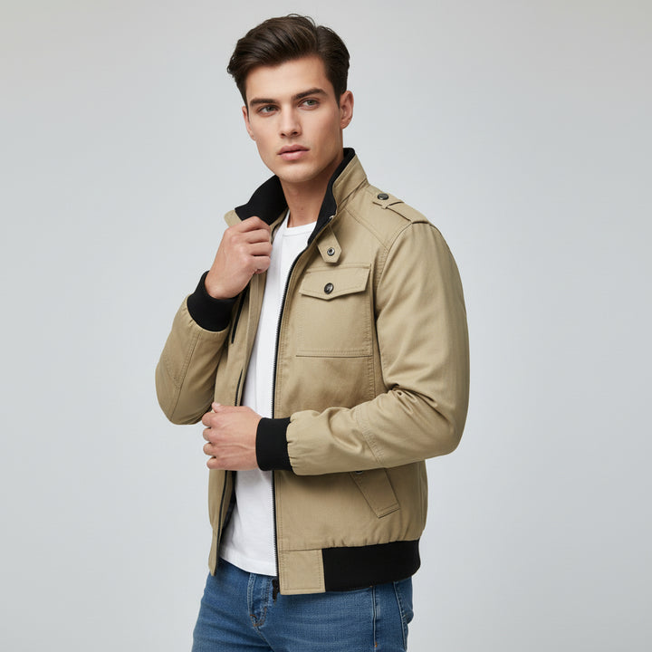 B Unique Fashions - Men’s Stand Collar Autumn Jacket