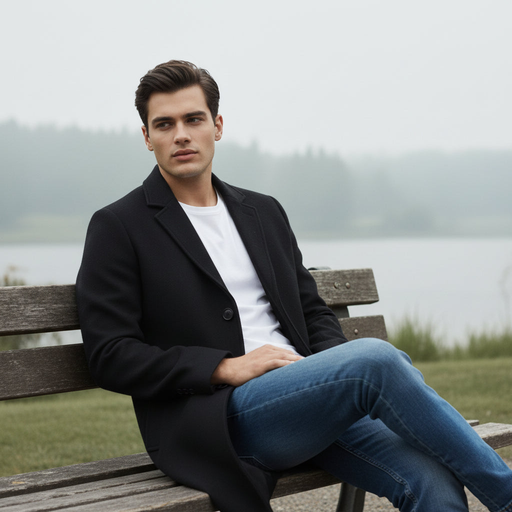 B Unique Fashions - Warm Winter Coat for Men