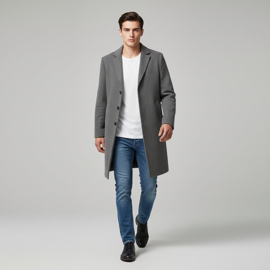 B Unique Fashions - Warm Winter Coat for Men