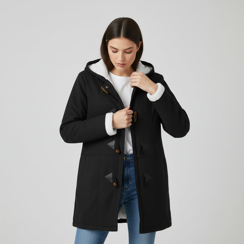 B Unique Fashions - Women's Hooded Coat