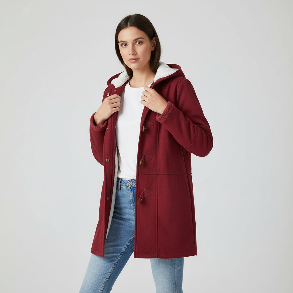 B Unique Fashions - Women's Hooded Coat