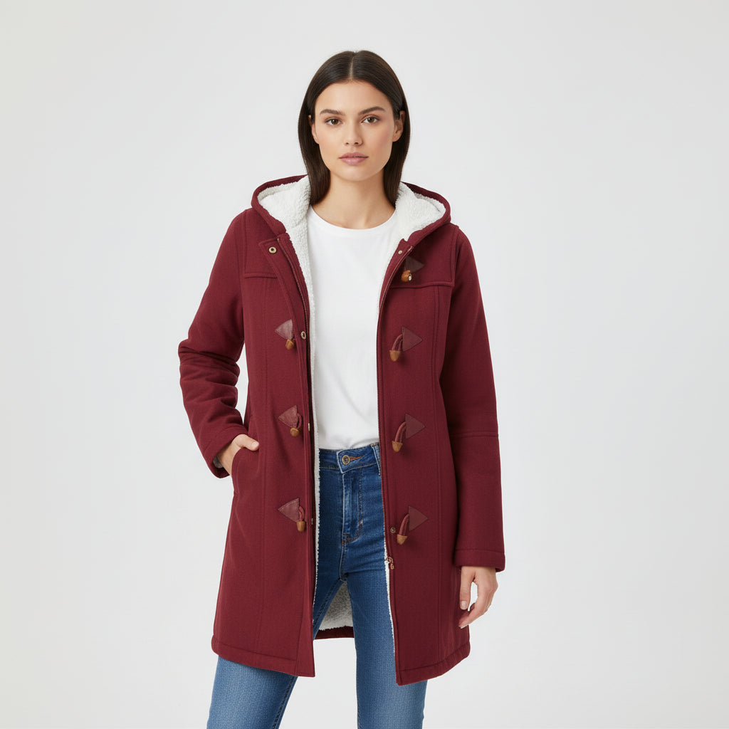 B Unique Fashions - Women's Hooded Coat