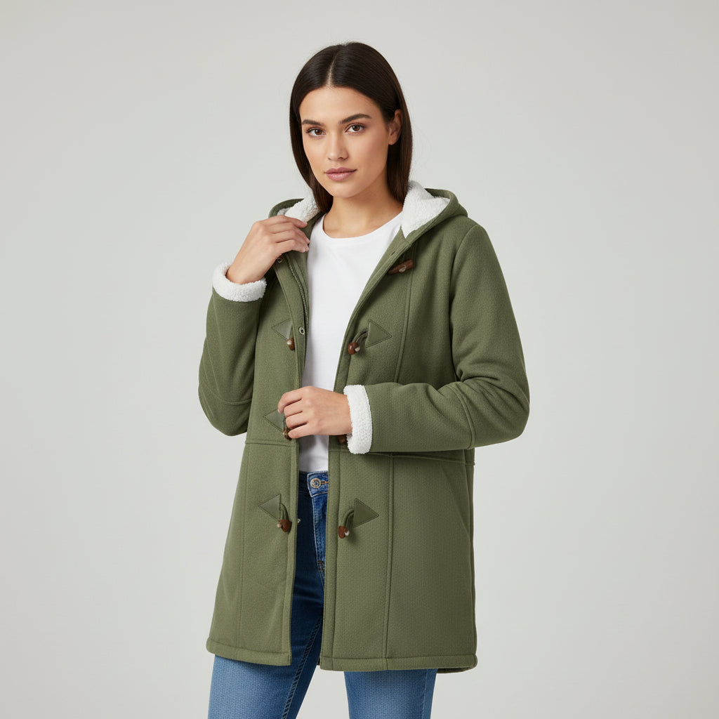 B Unique Fashions - Women's Hooded Coat