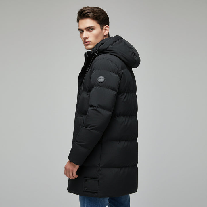 B Unique Fashions Men’s Long Puffer Winter Jacket