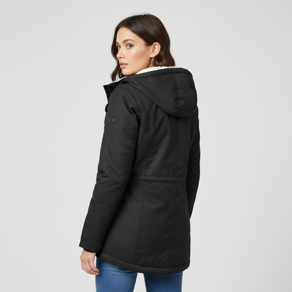 B Unique Fashions Women’s Long Waterproof Winter Coat with Hood