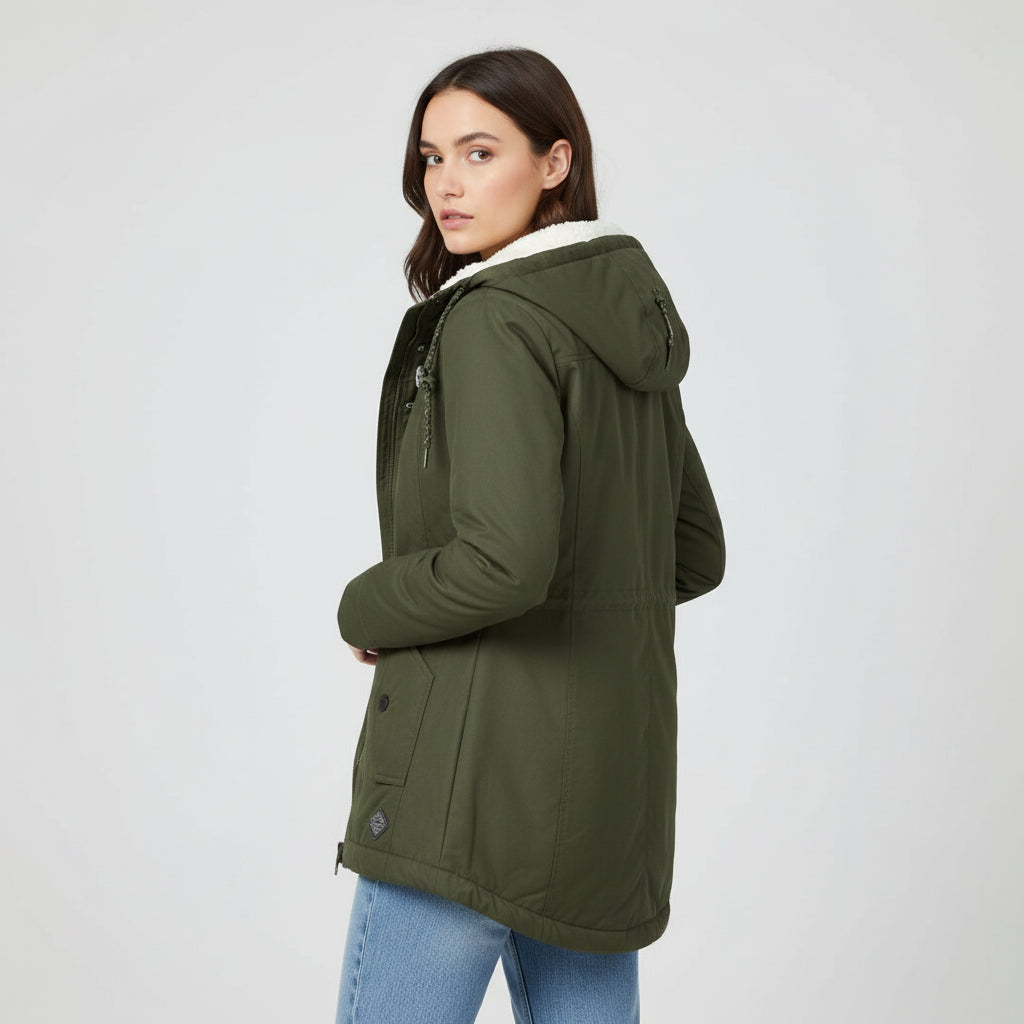 B Unique Fashions Women’s Long Waterproof Winter Coat with Hood