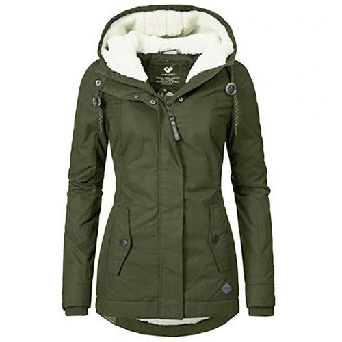 B Unique Fashions Women’s Long Waterproof Winter Coat with Hood
