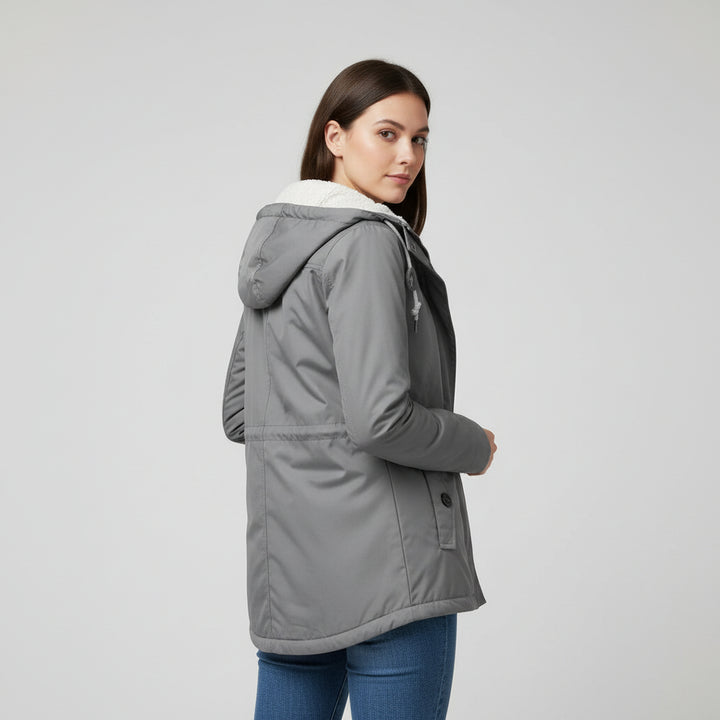 B Unique Fashions Women’s Long Waterproof Winter Coat with Hood
