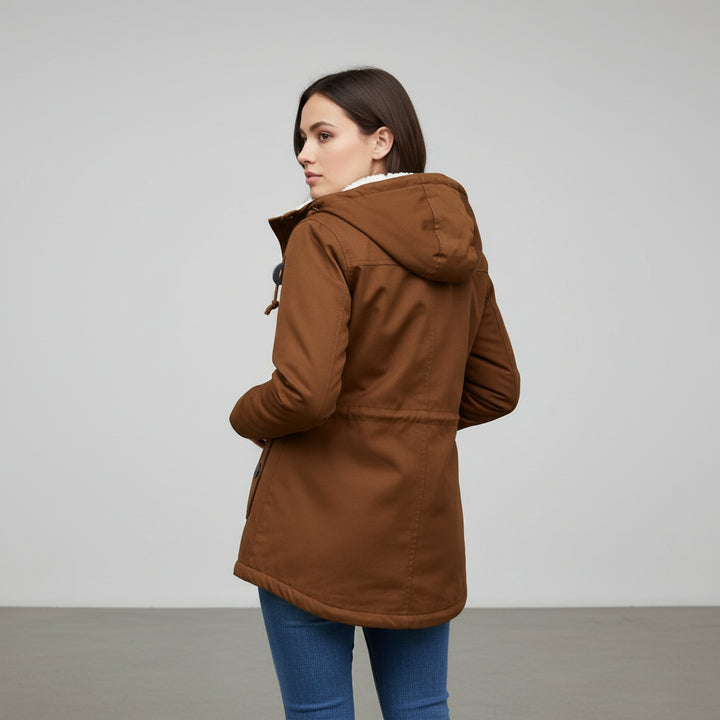 B Unique Fashions Women’s Long Waterproof Winter Coat with Hood