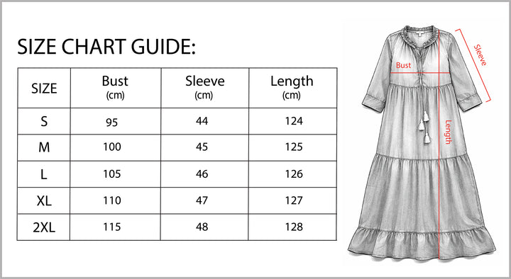 B Unique Fashions Autumn Maxi Dress for Women