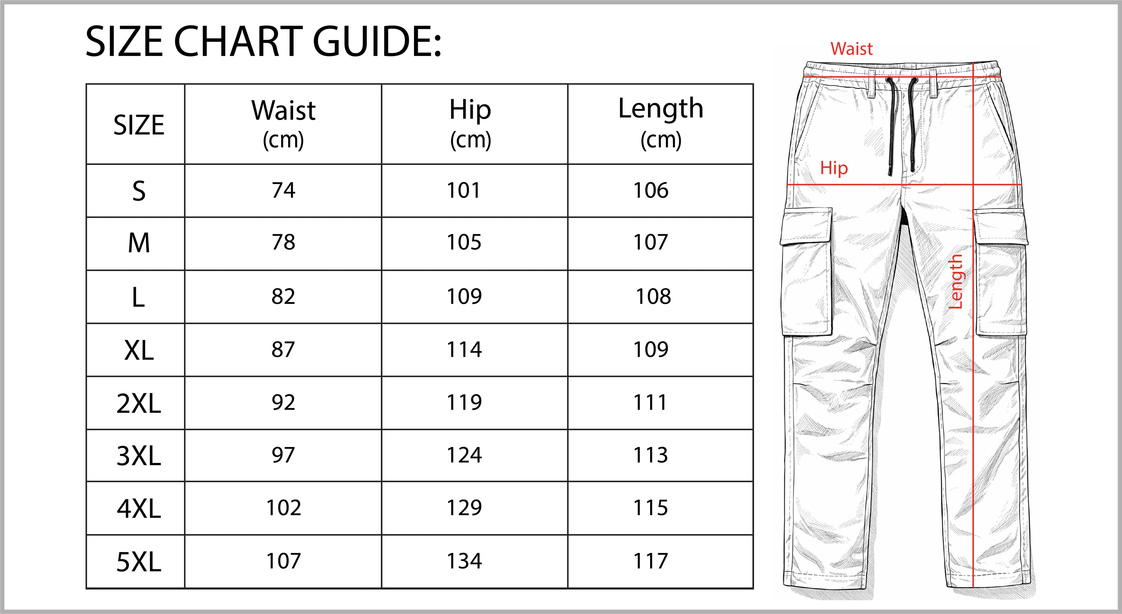 B Unique Fashions Men’s Cargo Pants