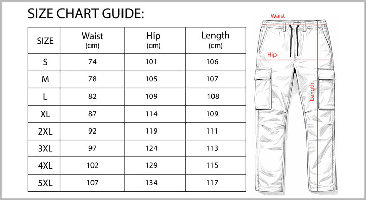 B Unique Fashions Men’s Cargo Pants