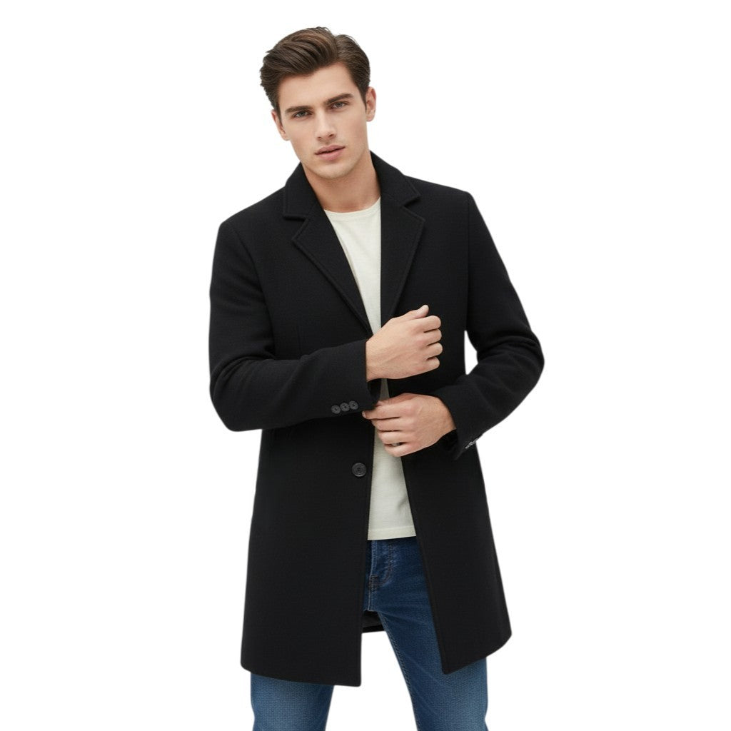 B Unique Fashions Men’s Long Winter Coat