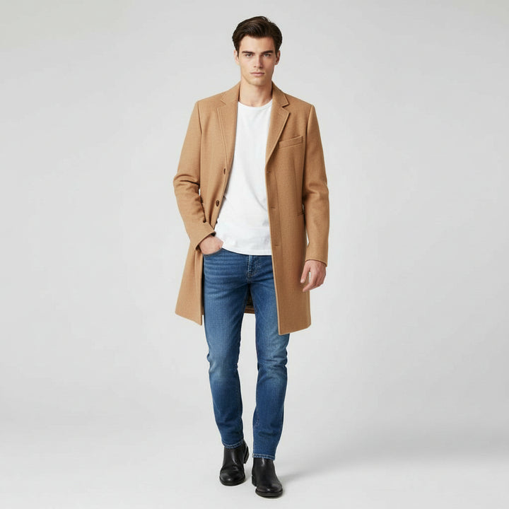 B Unique Fashions Men’s Long Winter Coat