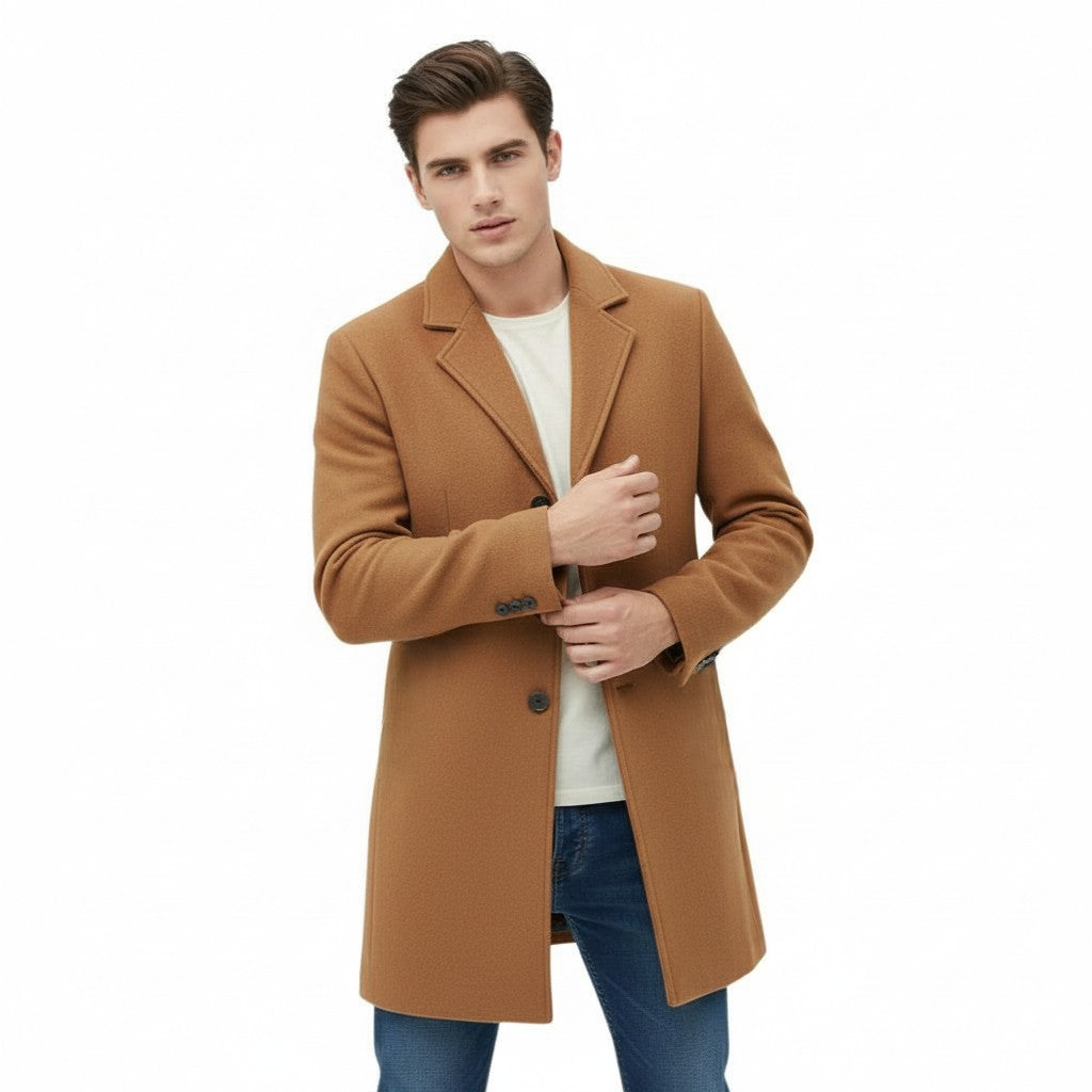 B Unique Fashions Men’s Long Winter Coat