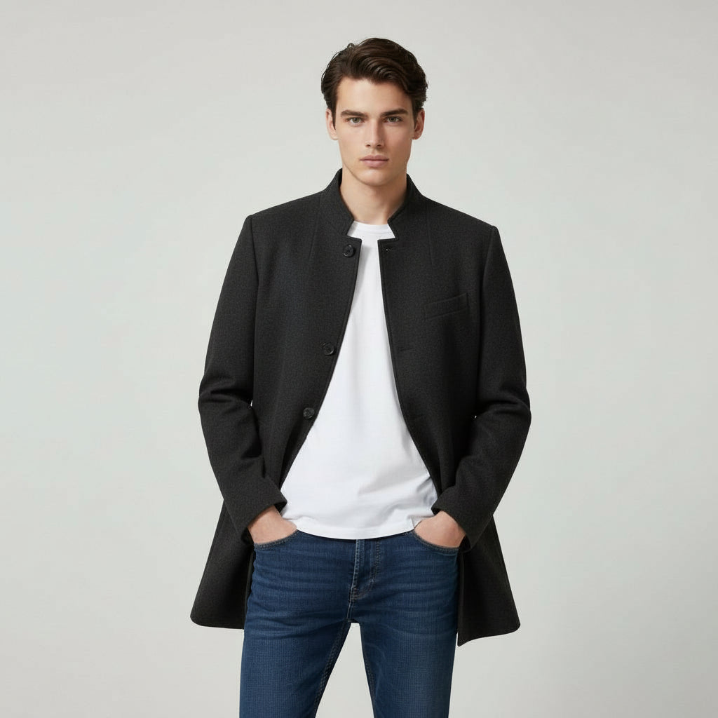 B Unique Fashions Men’s Modern Fall Coat