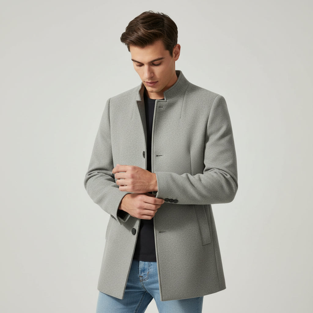 B Unique Fashions Men’s Modern Fall Coat