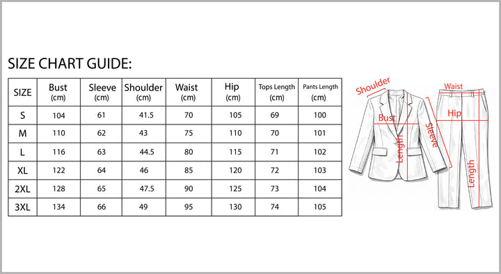 B Unique Fashions Women’s Blazer and Pants Business Suit Set