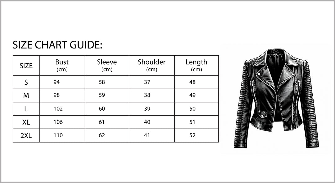B Unique Fashions Women’s Classic Faux Leather Jacket
