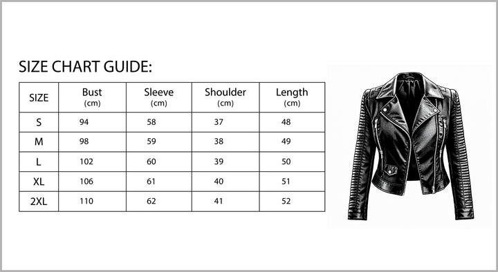 B Unique Fashions Women’s Classic Faux Leather Jacket