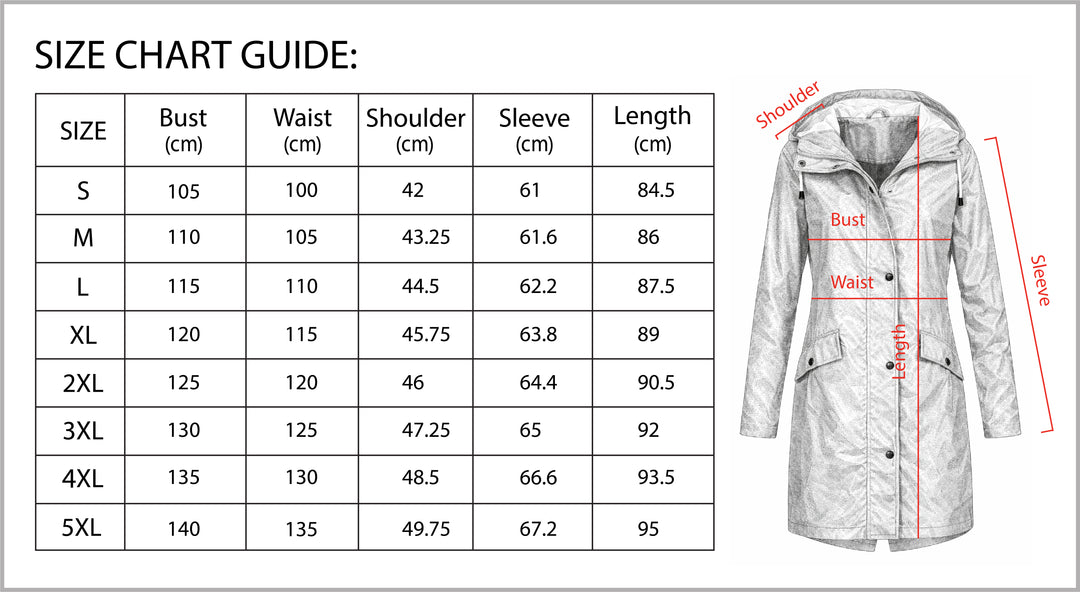 B Unique Fashions Women’s Lightweight Autumn Raincoat