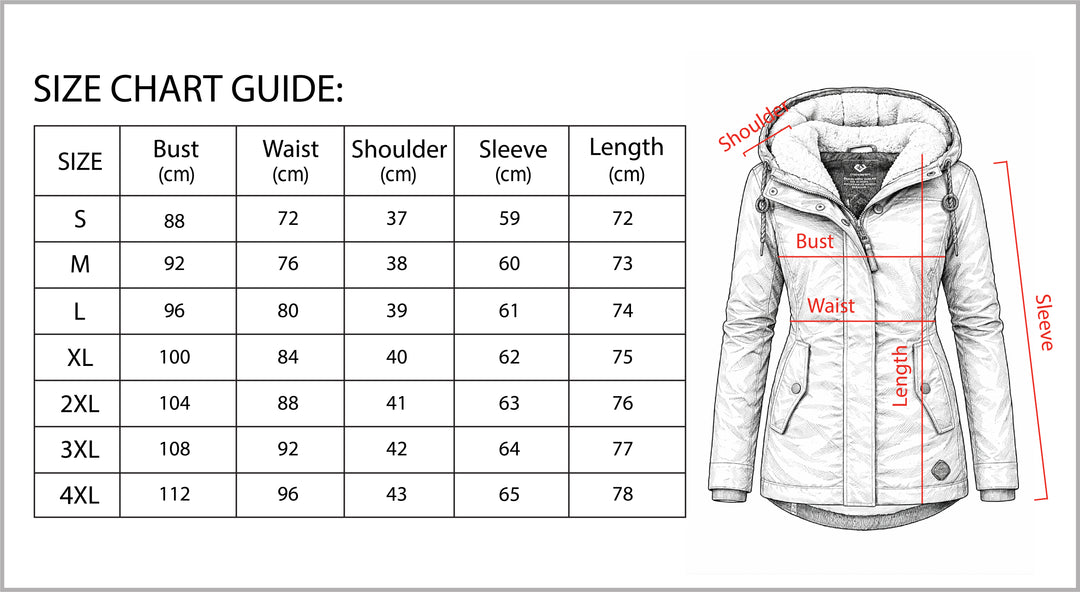 B Unique Fashions Women's Stylish Warm Winter Jacket