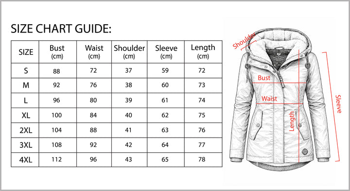 B Unique Fashions Women's Stylish Warm Winter Jacket