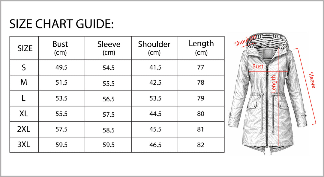 B Unique Fashions Women’s Waterproof Raincoat