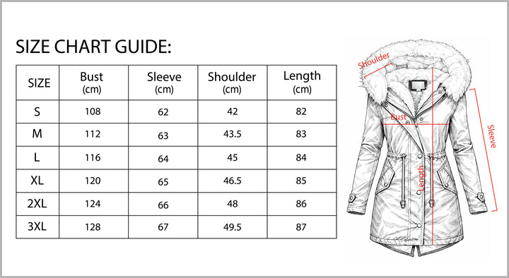 B Unique Fashions Women’s Winter Coat with Hood